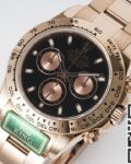 King Factory Replica Rolex Cosmograph Daytona M116505-0015 Black Dial Rose Gold