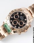 King Factory Replica Rolex Cosmograph Daytona M116505-0015 Black Dial Rose Gold