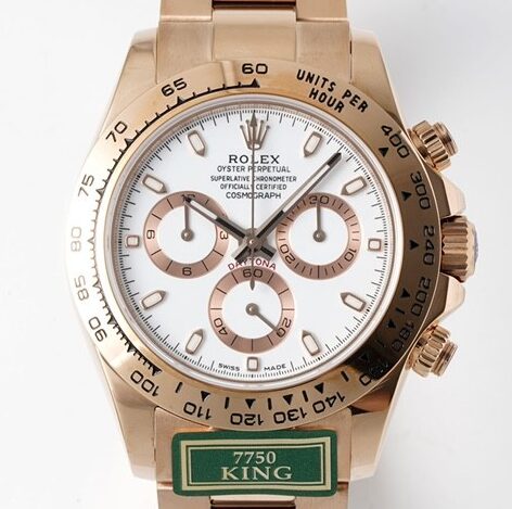 King Factory Replica Rolex Cosmograph Daytona M116505 White Panda Dial