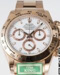 King Factory Replica Rolex Cosmograph Daytona M116505 White Panda Dial