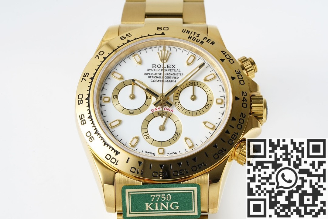 King Factory Replica Rolex Cosmograph Daytona M126508-0001 White Panda Dial