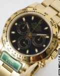 King Factory Replica Rolex Cosmograph Daytona M116508-0004 Gold Watch With Black Dial