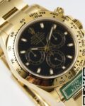 King Factory Replica Rolex Cosmograph Daytona M116508-0004 Gold Watch With Black Dial