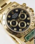 King Factory Replica Rolex Cosmograph Daytona M116508-0008 Gold Watch With Black Dial