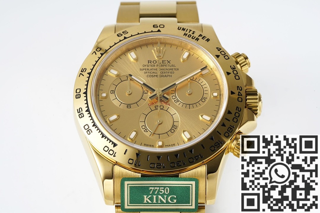 King Factory Replica Rolex Cosmograph Daytona M116508-0003 Gold Watch