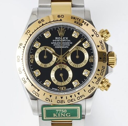 King Factory Replica Rolex Cosmograph Daytona M116503-0008 Diamond Panda Dial