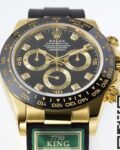 King Factory Replica Rolex Cosmograph Daytona M116518LN-0078 Diamond Panda Dial