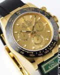 King Factory Replica Rolex Cosmograph Daytona M116518LN-0042 Golden Panda Dial