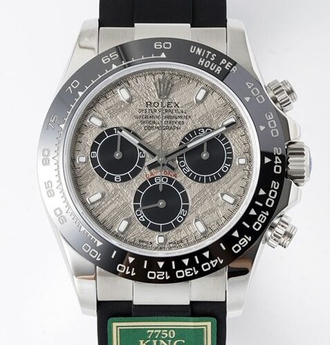 King Factory Replica Rolex Cosmograph Daytona M116519LN-0038 Meteorite Dial