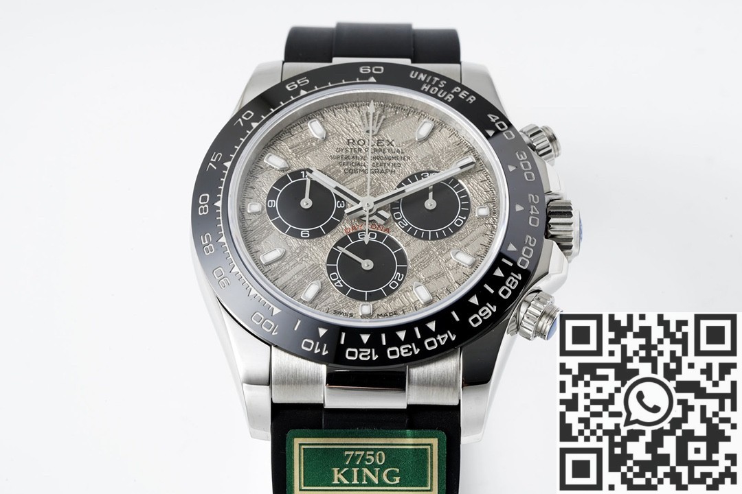 King Factory Replica Rolex Cosmograph Daytona M116519LN-0038 Meteorite Dial