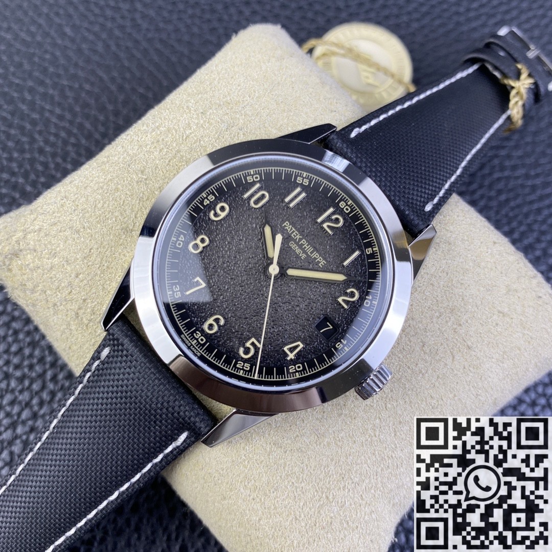 PPF Factory Replica Patek Philippe Calatrava 5226G-001 Nylon Strap