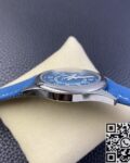 3K Factory Replica Patek Philippe Calatrava 6007A-001 Grey Blue Dial