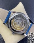 3K Factory Replica Patek Philippe Calatrava 6007A-001 Grey Blue Dial