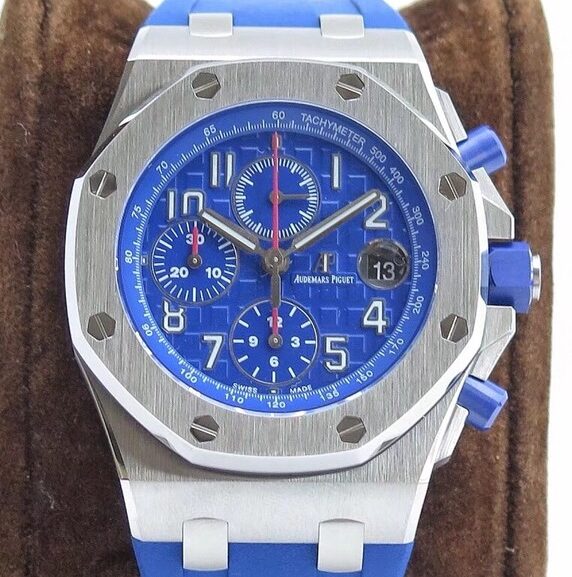 JF Factory Replica Audemars Piguet Royal Oak Offshore 26470ST.OO.A030CA.01 Blue Panda Dial