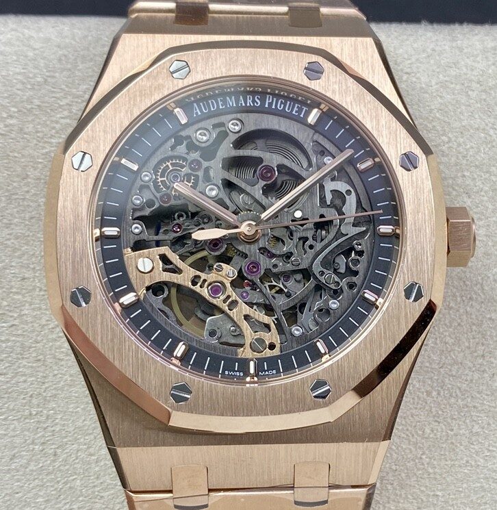 APS Factory Replica Audemars Piguet Royal Oak 15407OR.OO.1220OR.01 Rose Gold