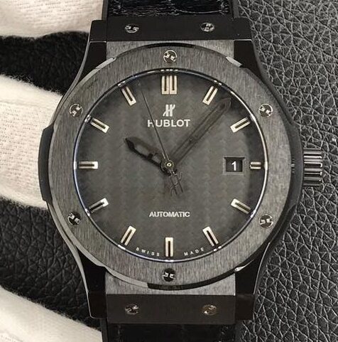 GS Factory Replica Hublot Classic Fusion 542.CM.1770.RX Black Ceramics