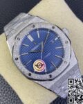 APS Factory Replica Audemars Piguet Royal Oak Frosted 15410BC.GG.1224BC.01 Blue Dial