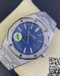 APS Factory Replica Audemars Piguet Royal Oak Frosted 15410BC.GG.1224BC.01 Blue Dial