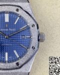 APS Factory Replica Audemars Piguet Royal Oak Frosted 15410BC.GG.1224BC.01 Blue Dial