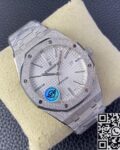 APS Factory Replica Audemars Piguet Royal Oak Frosted 15410 White Dial