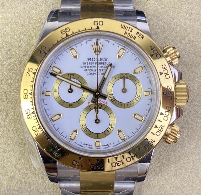 King Factory Replica Rolex Cosmograph Daytona M116503-0001 White Panda Dial