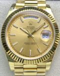 EW Factory Replica Rolex Day Date M128238-0045 Champagne Dial Series