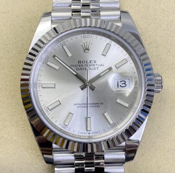 Clean Factory Replica Rolex Datejust M126334-0004 Silver Dial