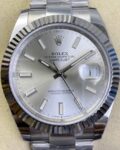 Clean Factory Replica Rolex Datejust M126334-0003 Silver Dial Series