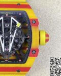 BBR Factory Replica Richard Mille RM27-03 Tourbillon Yellow Strap