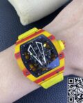 BBR Factory Replica Richard Mille RM27-03 Tourbillon Yellow Strap