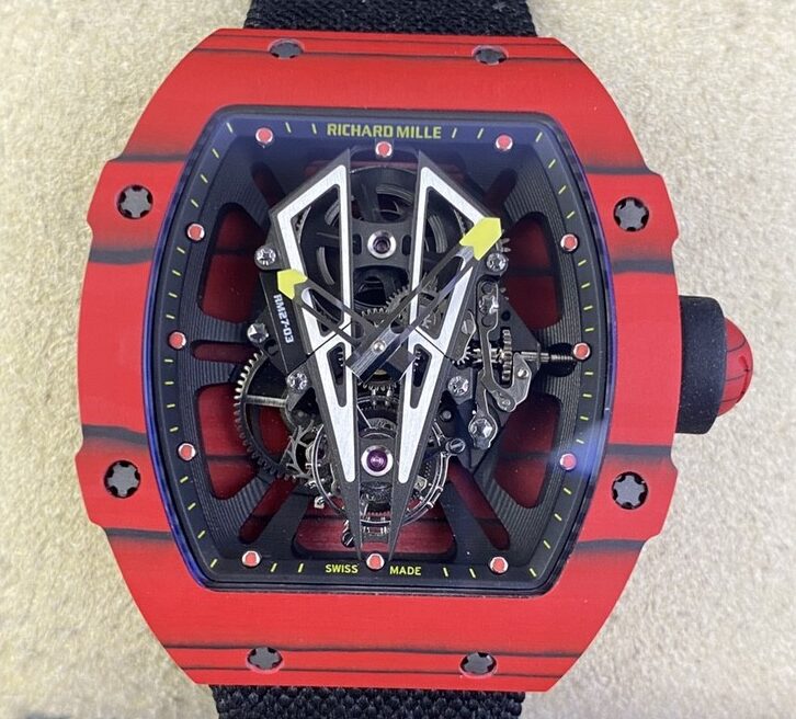 BBR Factory Replica Richard Mille RM27-03 Tourbillon Red Carbon Fiber