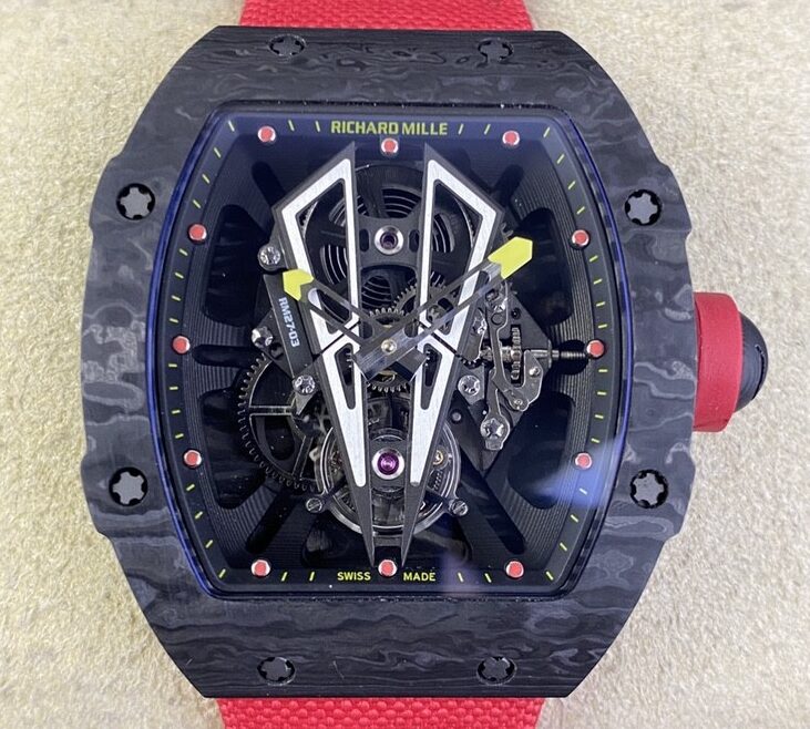 BBR Factory Replica Richard Mille RM27-03 Tourbillon Black Carbon Fiber