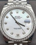 EW Factory Replica Rolex Datejust M126334-0020 Diamond Bezel