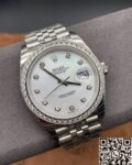 EW Factory Replica Rolex Datejust M126334-0020 Diamond Bezel