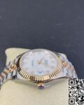 EW Factory Replica Rolex Datejust M126331-0014 White Mother-of-Pearl Diamonds