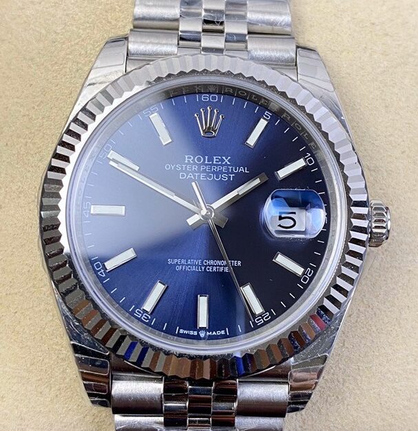 EW Factory Replica Rolex Datejust M126334-0002 Blue Dial