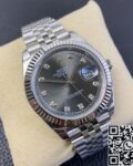 EW Factory Replica Rolex Datejust M126334-0006 Gray Dial