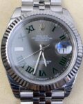 EW Factory Replica Rolex Datejust M126334-0022 Dark Gray Dial