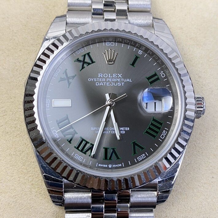 EW Factory Replica Rolex Datejust M126334-0022 Dark Gray Dial