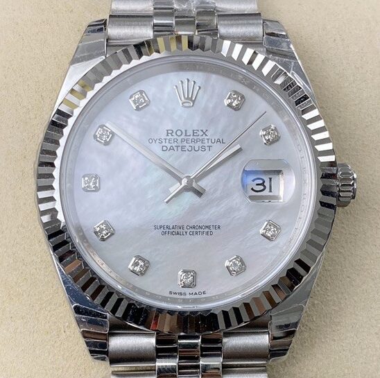 EW Factory Replica Rolex Datejust M126334-0020 Mother Of Pearl Dial