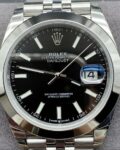 EW Factory Replica Rolex Datejust M126300-0012 Black Dial 41mm