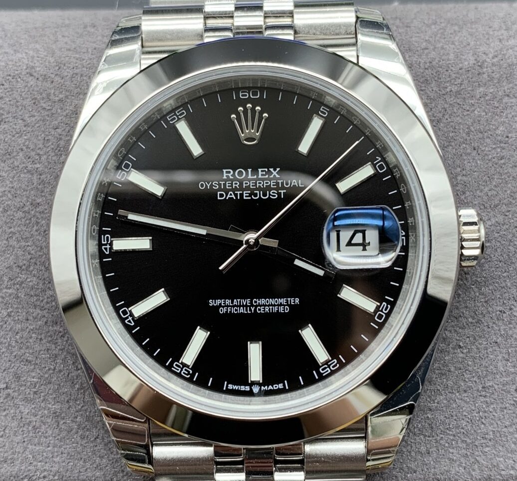 EW Factory Replica Rolex Datejust M126300-0012 Black Dial 41mm