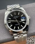 EW Factory Replica Rolex Datejust M126300-0012 Black Dial 41mm