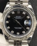 EW Factory Replica Rolex Datejust M126334-0012 Black Dial 41mm 904L