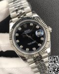 EW Factory Replica Rolex Datejust M126334-0012 Black Dial 41mm 904L