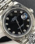 EW Factory Replica Rolex Datejust M126334-0012 Black Dial 41mm 904L