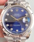 EW Factory Replica Rolex Datejust M126334-0016 Blue Dial 41mm