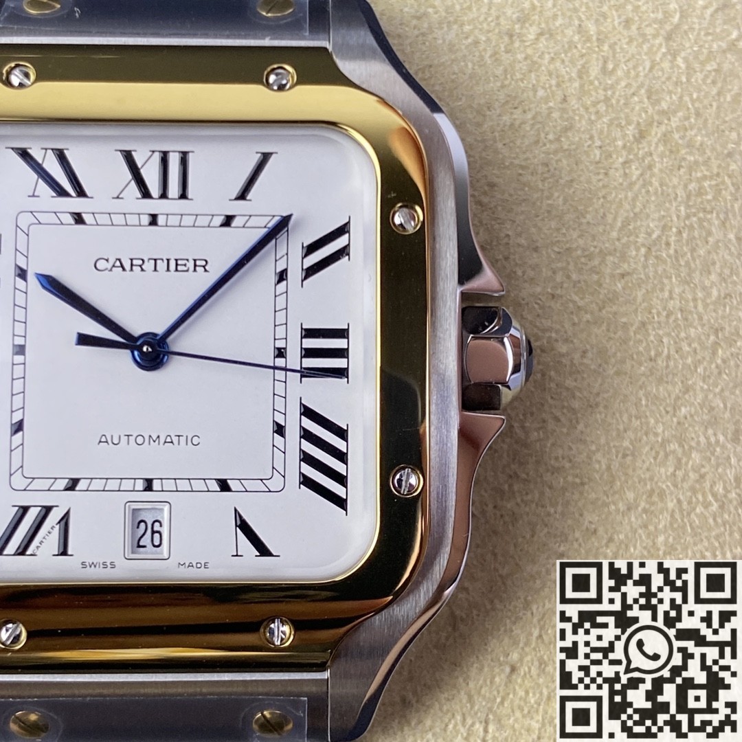 BV Factory Replica Watches Cartier De Santos W2SA0006