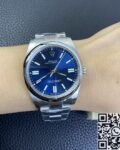 EW Factory Replica Rolex Oyster Perpetual M124300-0003 Blue Dial Watches