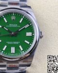 EW Factory Replica Rolex Oyster Perpetual M124300-0005 Green Dial Size 41mm Series